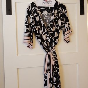 Bobeau Faux Wrap Dress